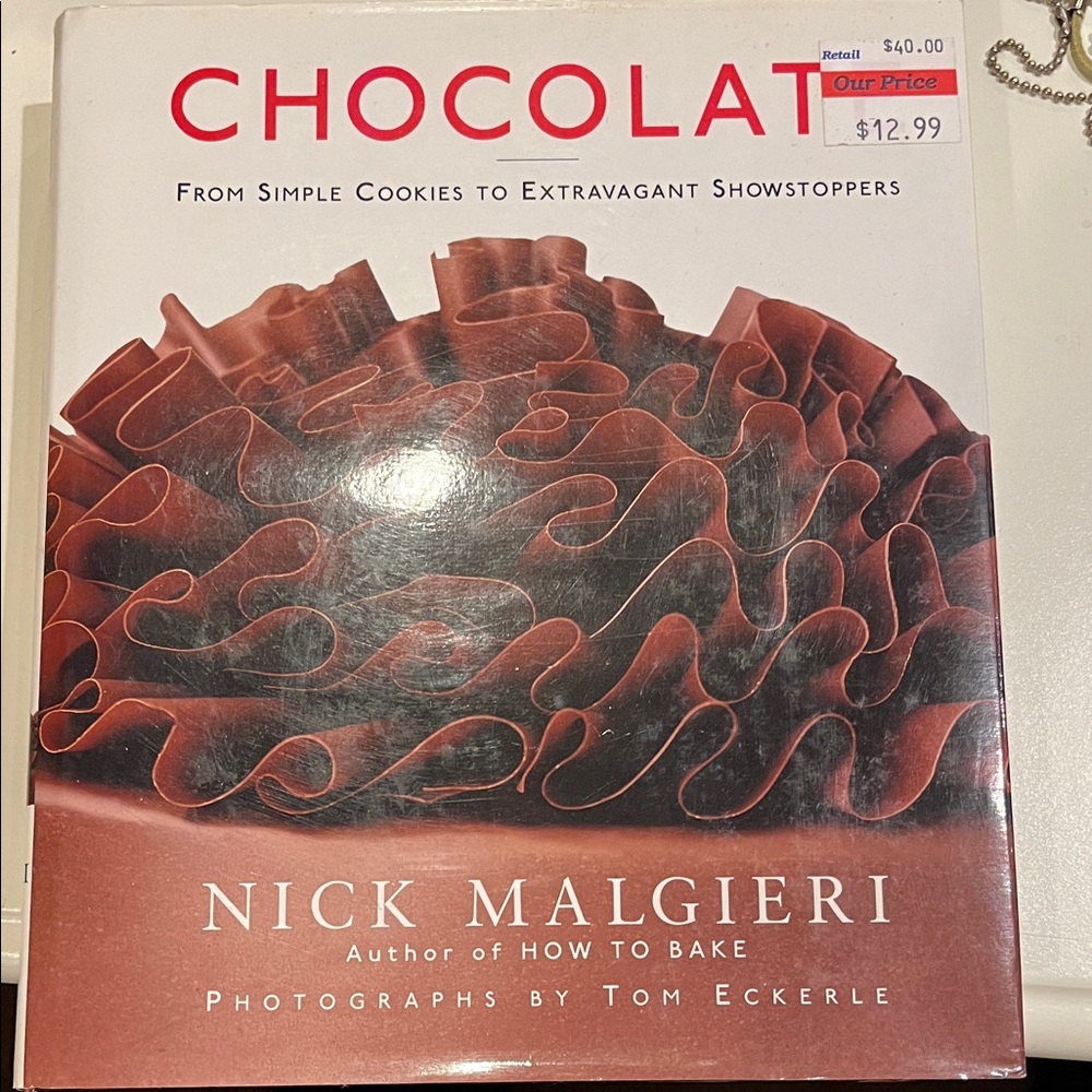Chocolate by Nick Malgieri - Red and Brown Cover